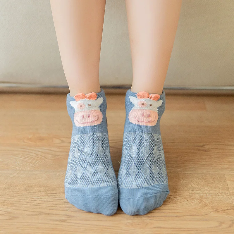 5 пар/лот Детские носки для мальчиков и девочек Сезон весна-лето Дышащие сетчатые