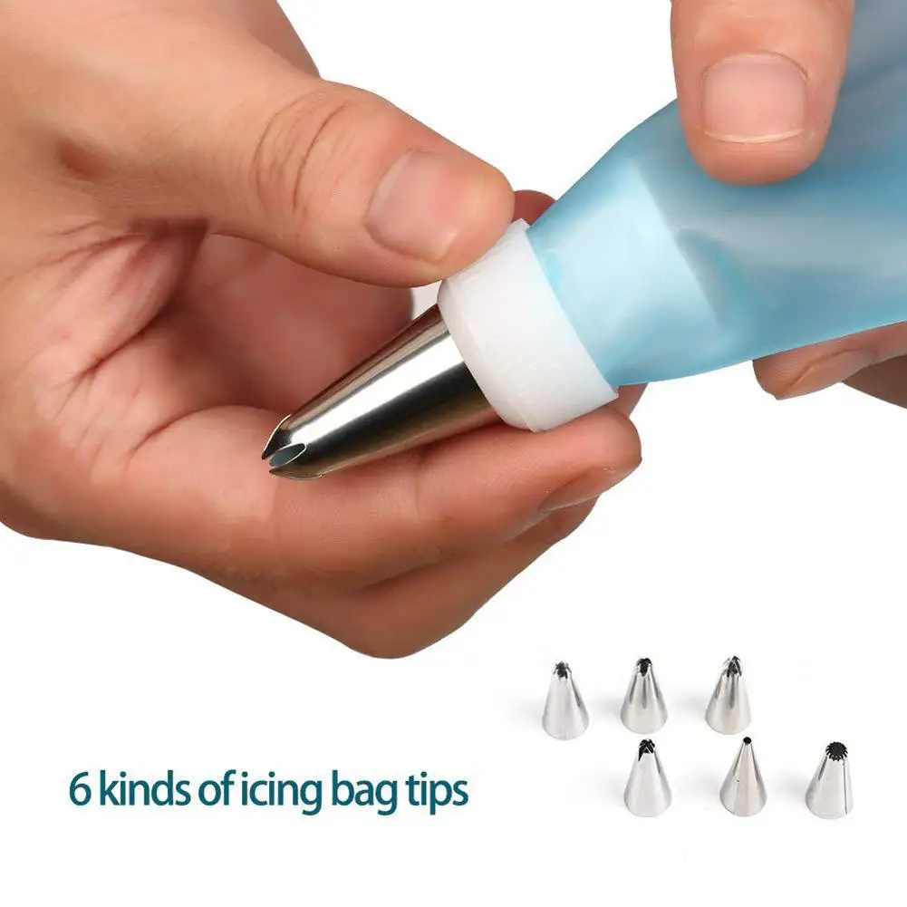 24 шт./компл. крем Кондитерские насадки глазировки и шприцевальных мешков форма