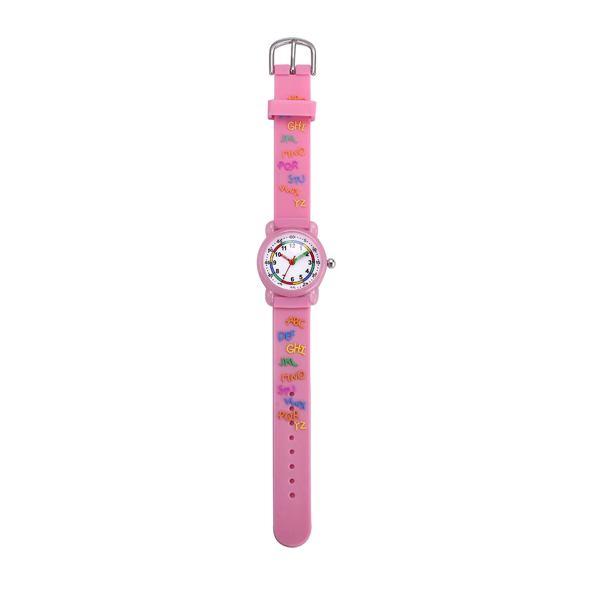 Children's Waterproof Watch 3D Cartoon Alphabet Quartz Wristwatch Colourful Students Girls Watches Gift Clock enlarge