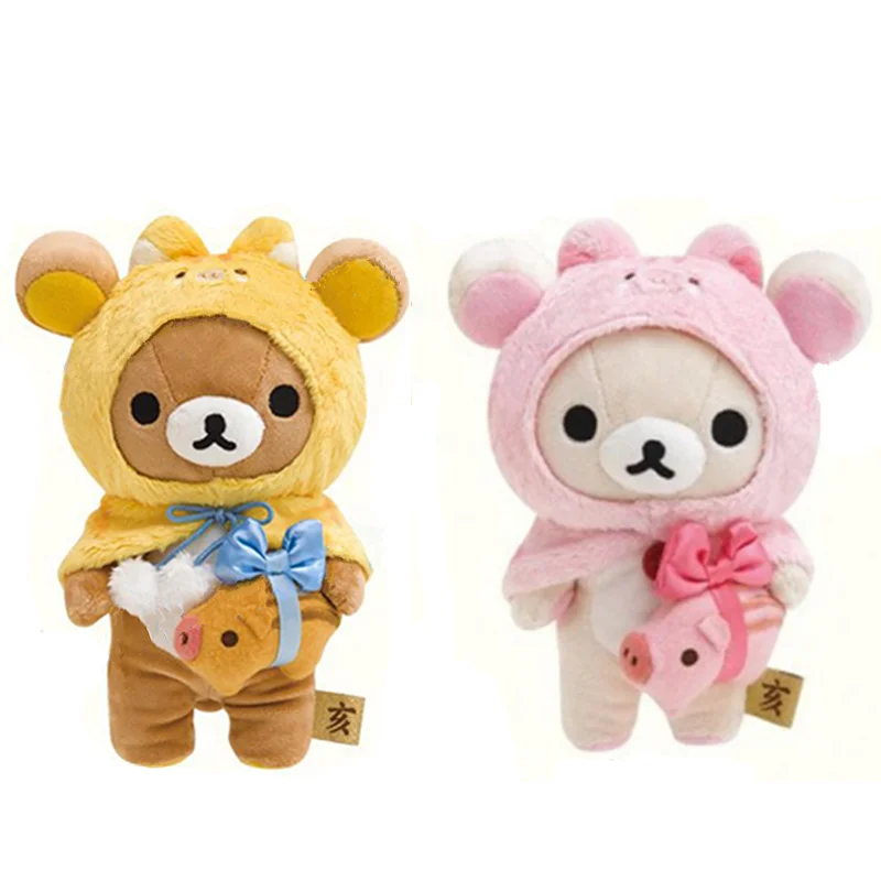 

Новинка 2019 Rilakkuma Korilakkuma плюшевые детские игрушки для девочек и мальчиков мягкие игрушки для детей рождественские подарки 25 см