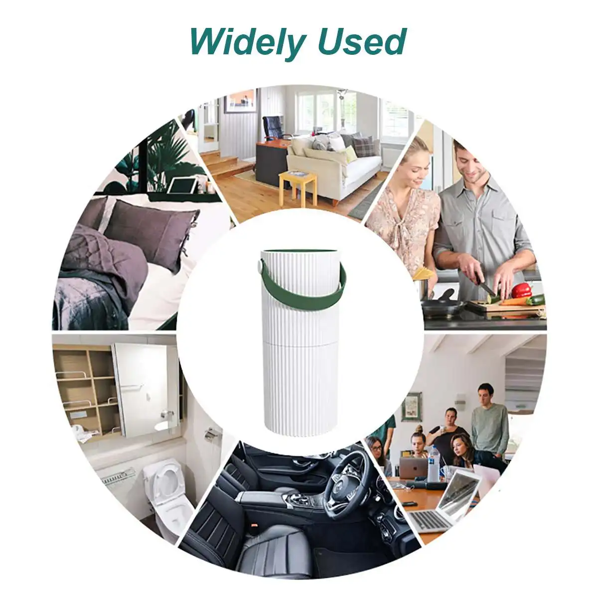 

USB Air Purifier Portable Home Car Deodorization Negative Ions Silent Purification Air Cleaner Remove Formaldehyde PM2.5 Dust