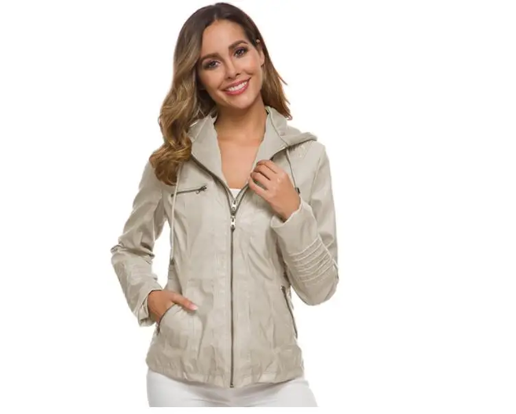 

2019 Winter PU Leather Jacket Women Casual Basic Coats Plus Size 7XL Female Basic Waterproof and Windproof Coats Women