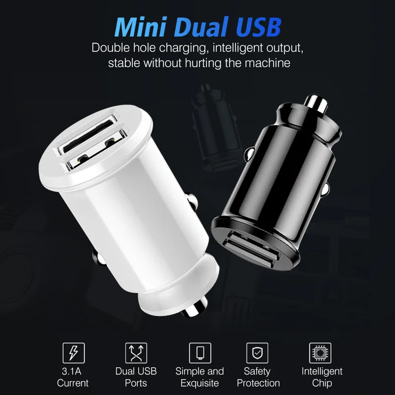 FONKEN 2 Порты и разъёмы зарядных порта Usb для автомобиля Зарядное устройство