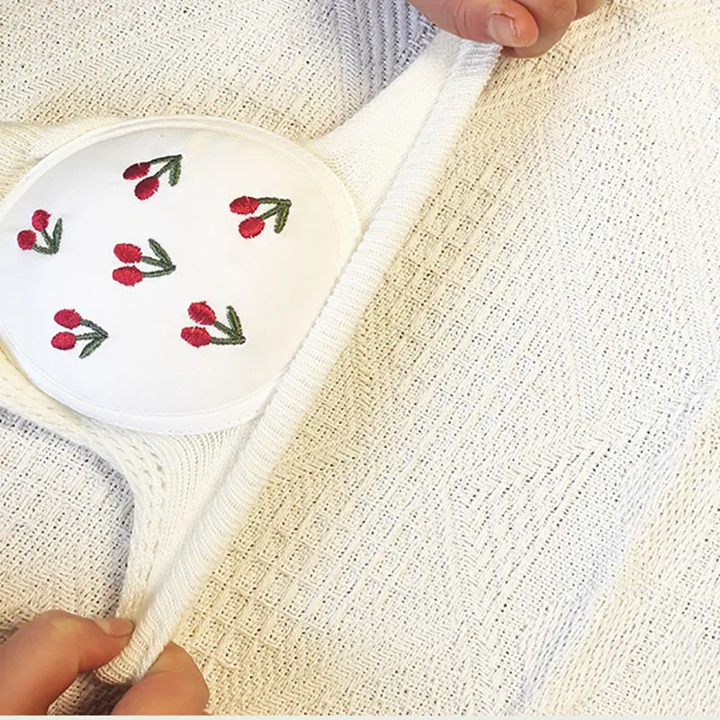 EnkeliBB-accesorios para ni&ntilde;os peque&ntilde;os, para evitar lesiones en las rodillas, bonito patr&oacute;n bordado, 2 uds.-4