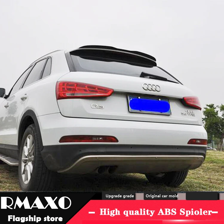 Задний спойлер для AUDI Q3 2014 2016 высококачественный задний из АБС пластика