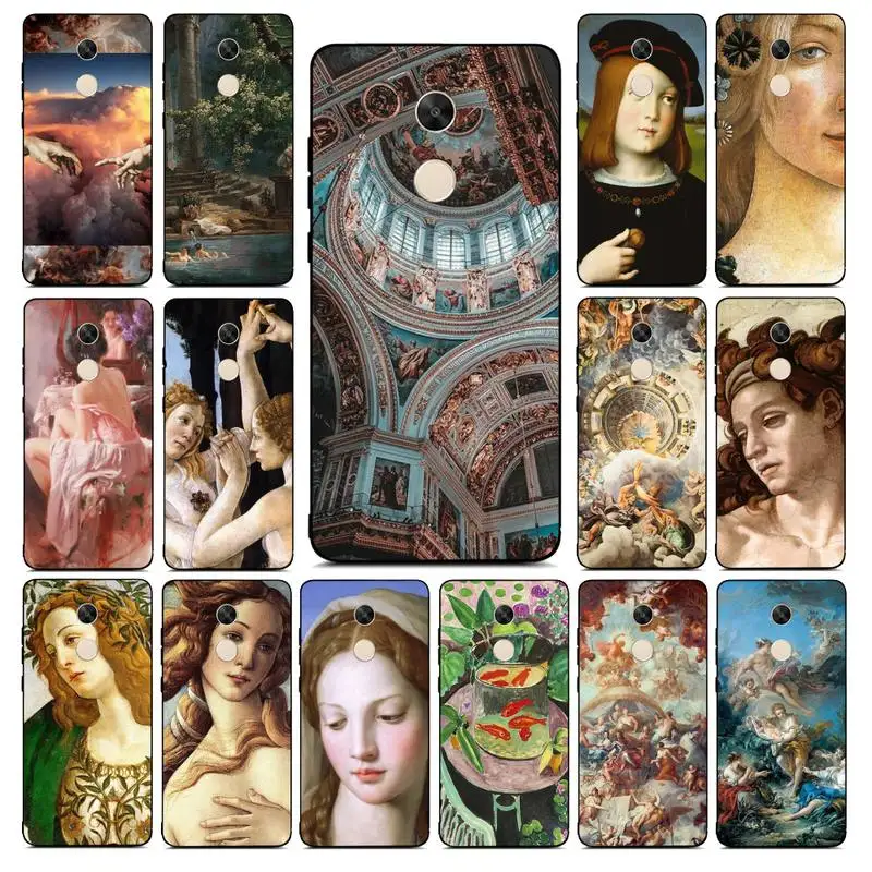 

Babaite Renaissance Art Painting Phone Case for Redmi Note 8 7 9 4 6 pro max T X 5A 3 10 lite pro