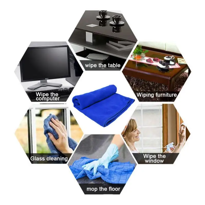 

Car Auto Cleaning Towel Microfiber Strong Absorbing Water Car Cleaning Drying Cloths Towel Wax Polishing Tools Car Accessories