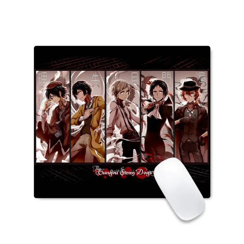 

bungou stray dogs Rubber Mouse Durable Desktop Mousepad Table Protect Game Office Work Mouse Mat pad Non-slip Laptop Cushion