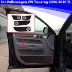 Защитный ковер с боковыми краями, защитный коврик, противоударный коврик для автомобильной двери, наклейка для Volkswagen VW Touareg 2006-10 7L, аксессуары