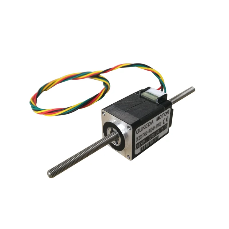 Nema 8 невыпадающий шаговый электродвигатель и со свинцовым винтом с 100 мм Tar5 * 2 Tr3.5 0