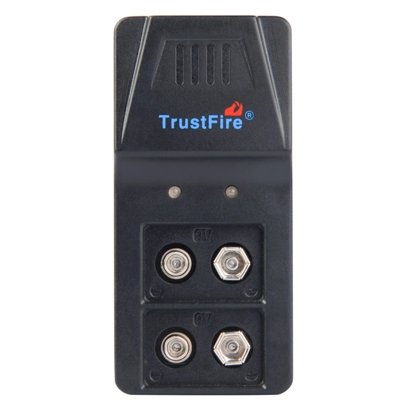 

Зарядное устройство USB 9 В 6F22, 2 слота для перезаряжаемых литий-ионных и никель-металлогидридных аккумуляторов 9 В, LX9A