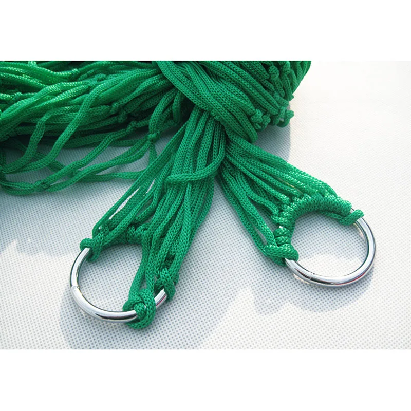 9 Strands Nylon Rope Hammock Portable Camping Mesh Swing Outdoor Supplies LT88 | Спорт и развлечения