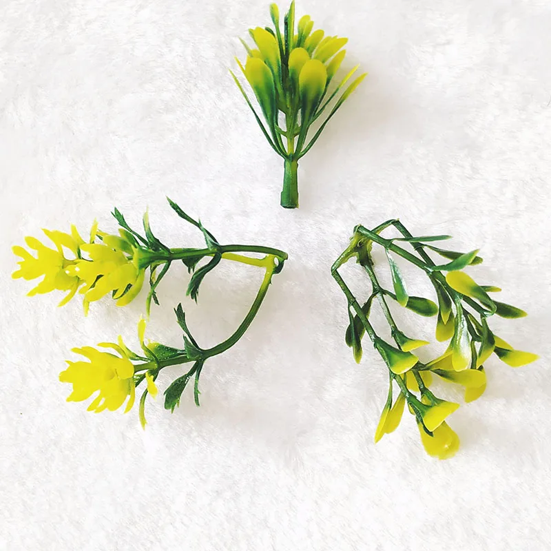 100 шт Мини ядро Stamen diy бонсай декоративные аксессуары цветочный горшок наполнение украшения поддельные растения DIY ВЕНОК поддельные цветы - Цвет: Mixed color 3