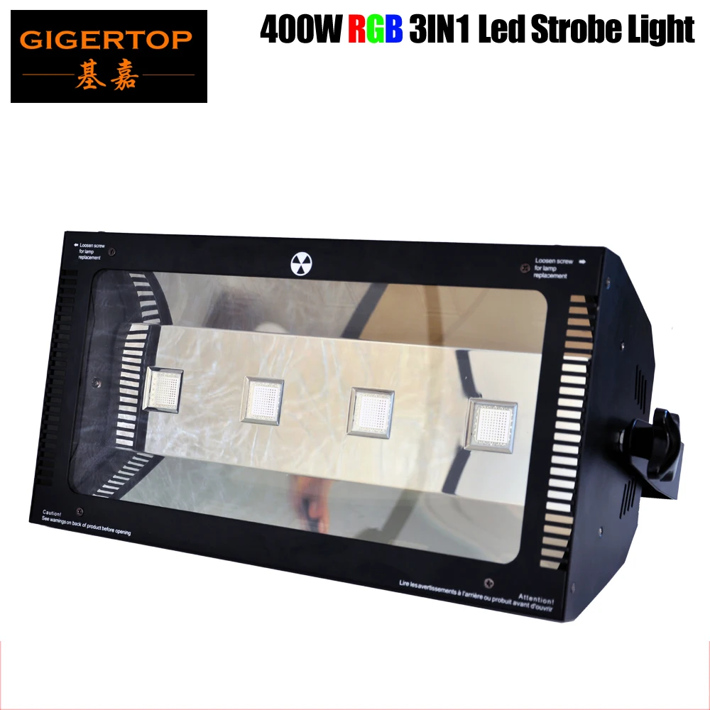 TIPTOP Новый 400 Вт Led RGB Стробоскоп DMX512/Master-Slave/Auto/Sound Active Control красный/зеленый/синий