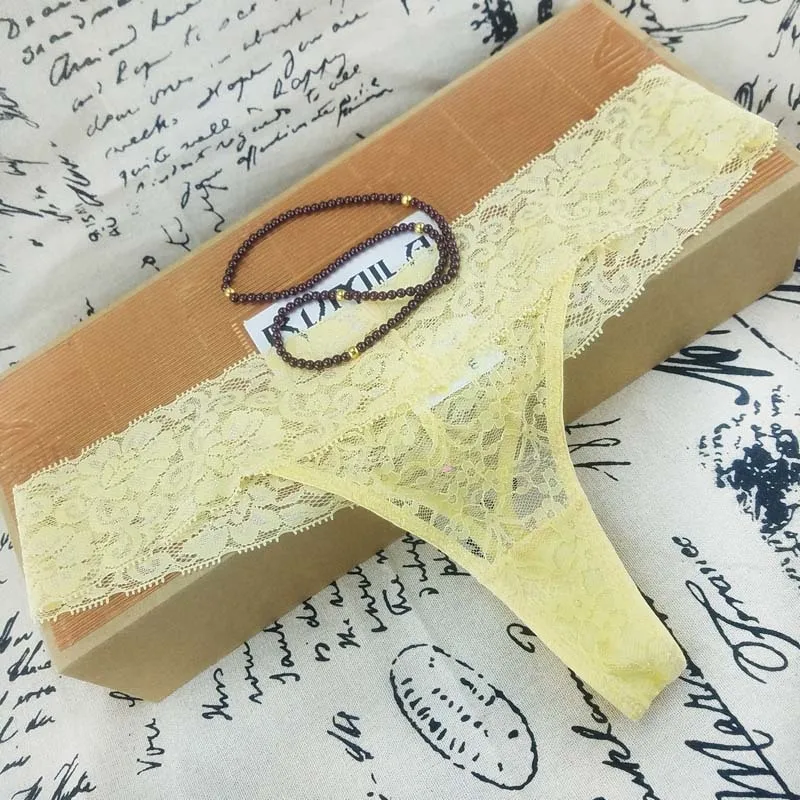 

L XL XXL XXXL Adjusted Sexy Cozy Lace Briefs G Thongs Underwear Lingerie For Women 1pcs Zx1041