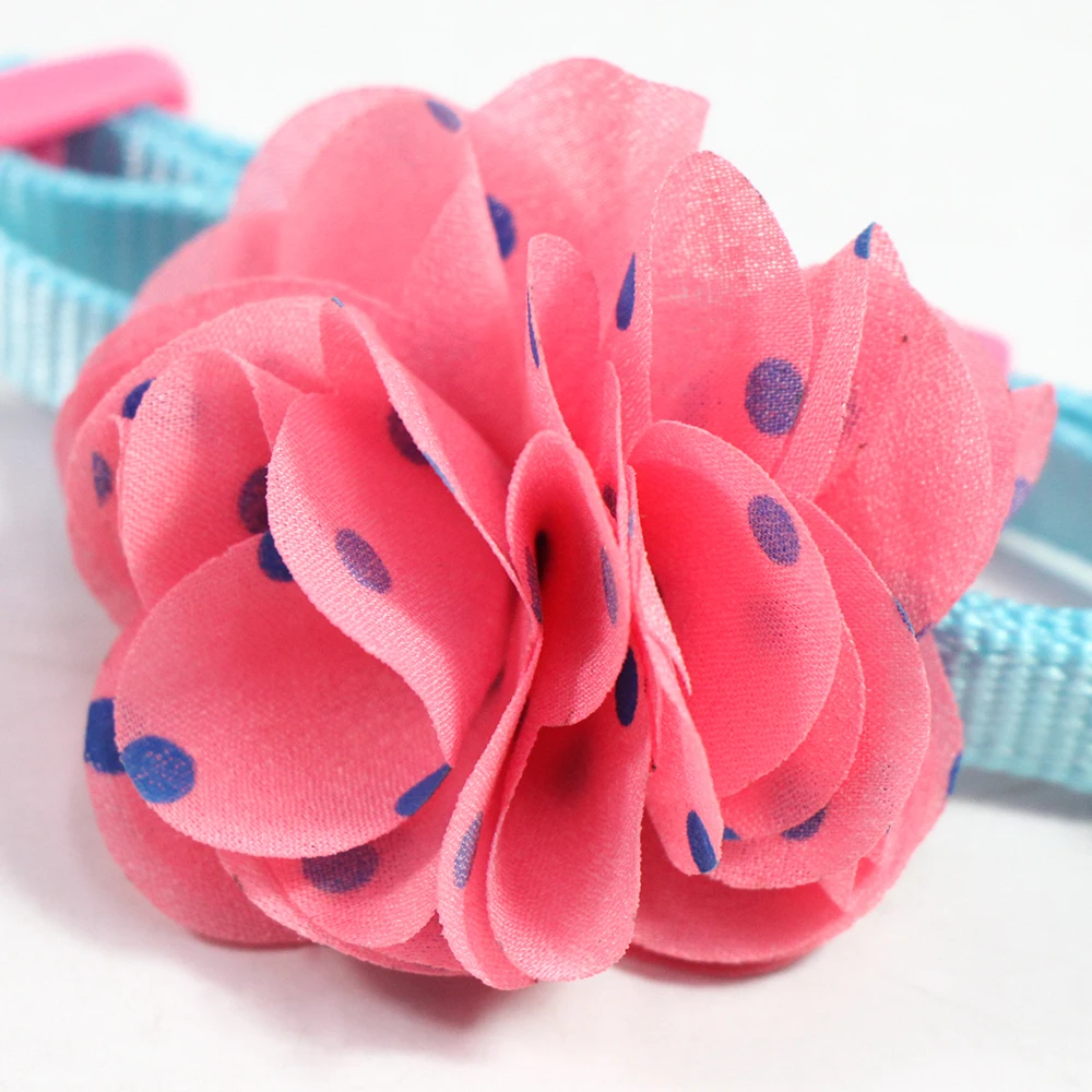 Воротник для кошек розовый воротник нейлоновый милое ожерелье домашних животных