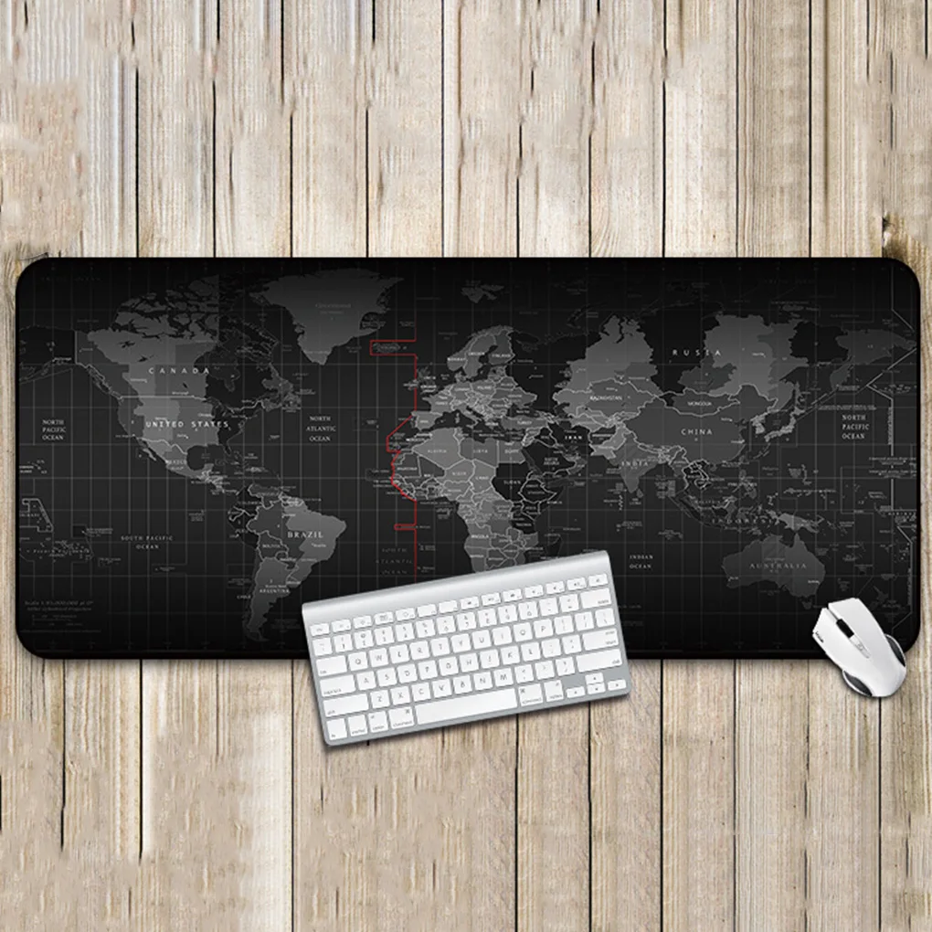RGB Large Mouse Pad Gamer Big Mat Computer Mousepad Gaming World Map Printed Mause Keyboard Desk | Компьютеры и офис
