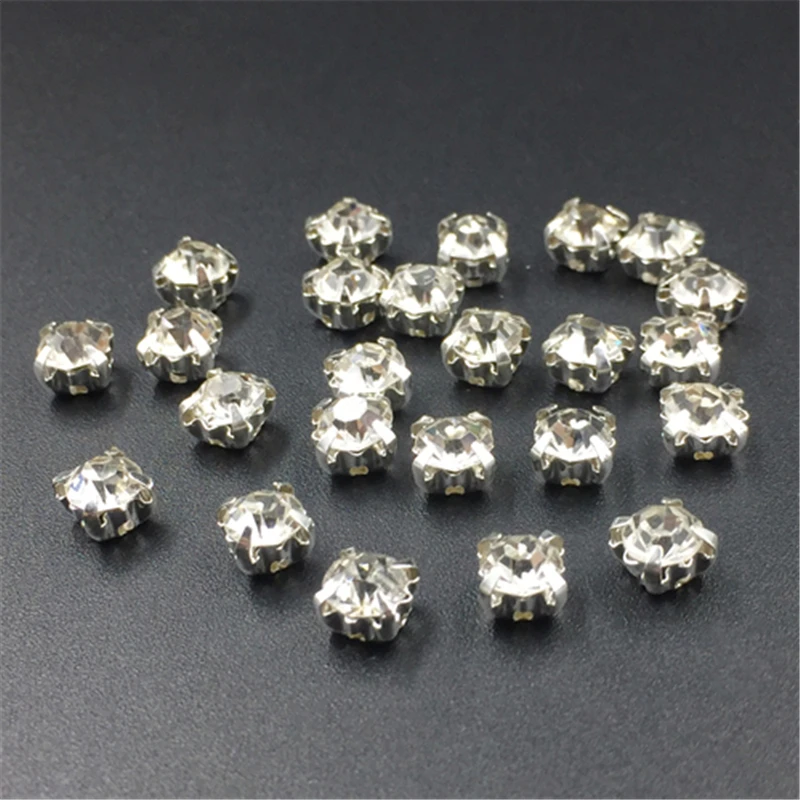 3D Стразы с защитой от царапин стразы пришивные камни Хрустальное стекло DIY Одежда