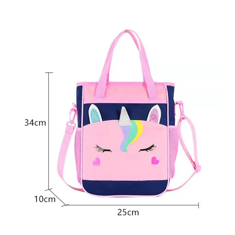 Fengdong cute 3D cartoon school backpack set elementary school bags for girls rainbow love heart children pen pencil handbag set