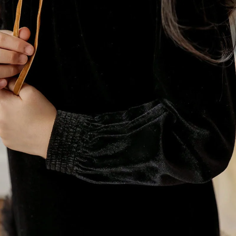 Флисовое платье для больших девочек сезон осень-зима Новое поступление 2019 года