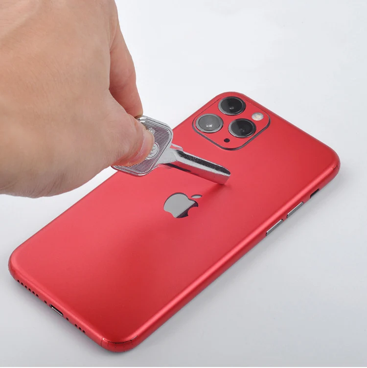 Красная фиолетовая Лазерная Зеленая задняя пленка для Apple IPhone 11 Pro Max 11 Pro алюминиевая матовая против царапин ультратонкая конструкция