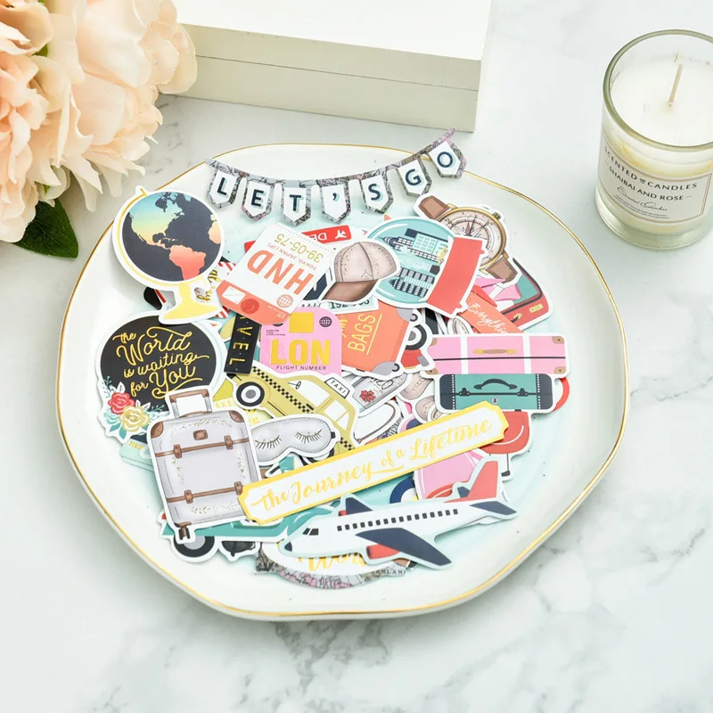 Наклейки бумажные для скрапбукинга сделай сам 50 звёзд | Дом и сад