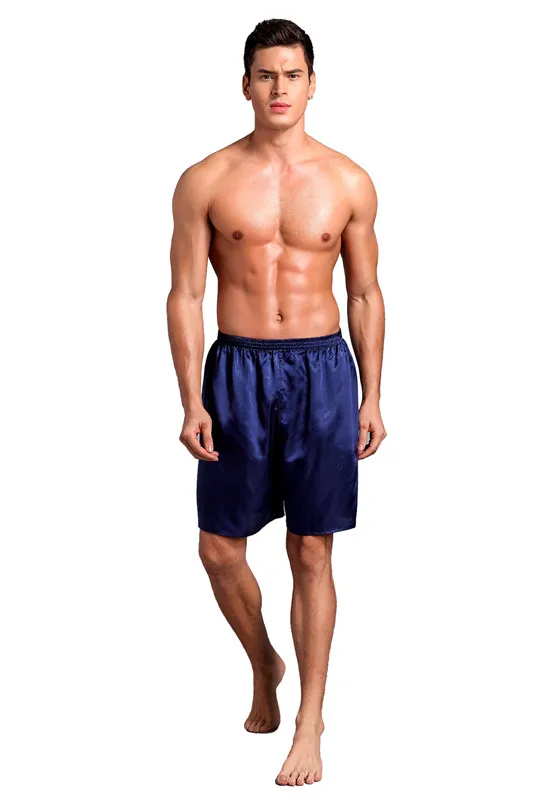 Blue Shorts Китайский женский Шелковый Атласный халат размера плюс XXXL, новинка, кимоно с вышивкой дракона, юката, банное платье, ночная рубашка A138 - Цвет: Blue Shorts