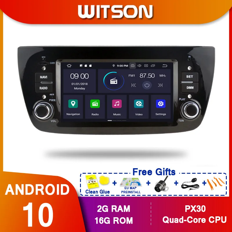 WITSON! Автомобильный DVD плеер Android 10 Octa core PX5 для Fiat DOBLO IPS экран 4 ГБ ОЗУ 64 Гб ПЗУ GPS