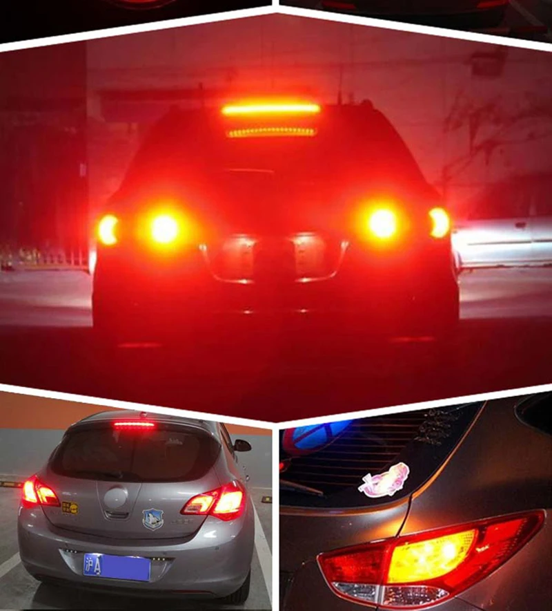 Автомобильная светодиодная лампа P21W PY21W Ba15s 1156 Bau15s T20 WY21W W21W 7443