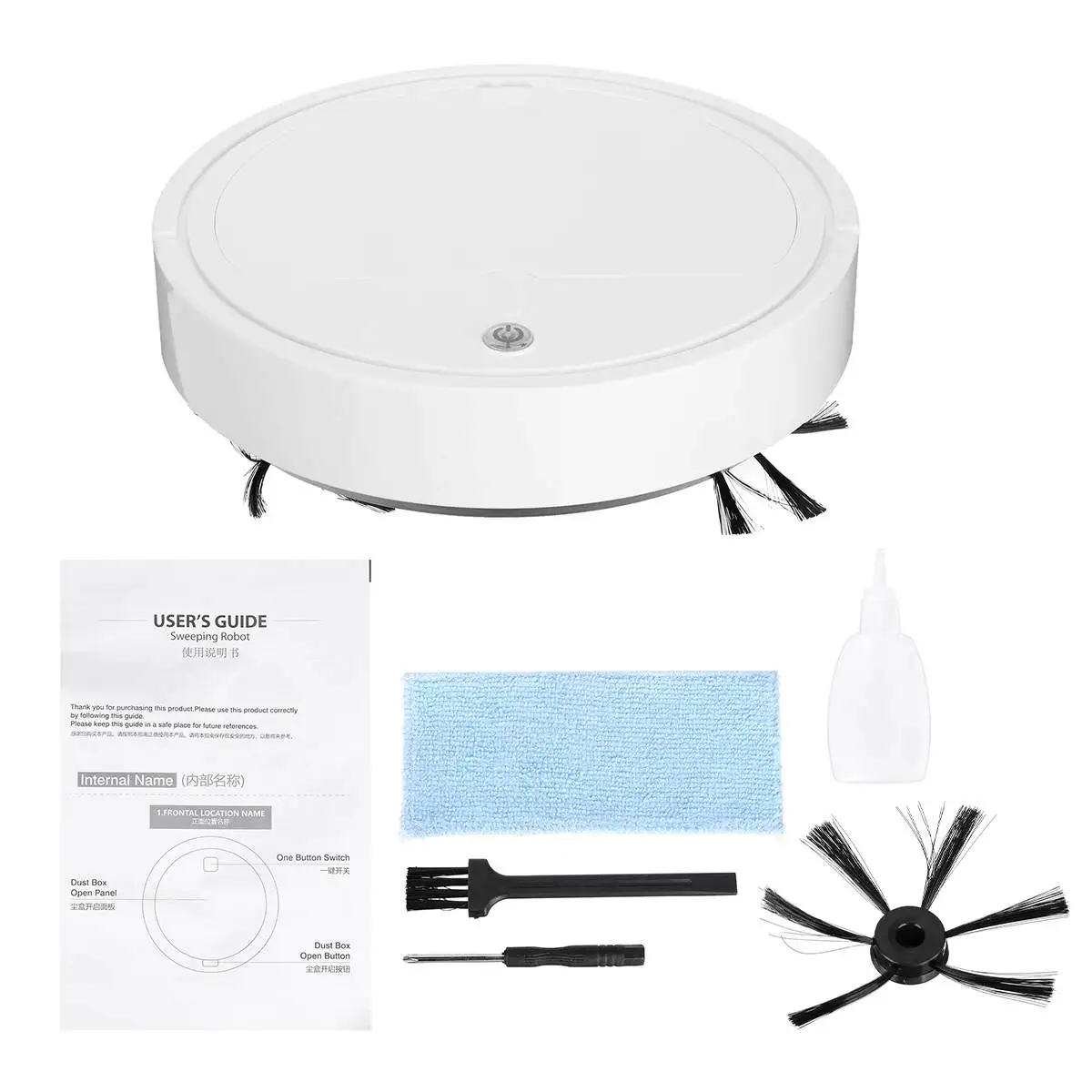 

JM8028 Robot Vacuum Cleaner 1800Pa Poweful 3 in 1 Pet Hair Home Dry Wet Mopping Disinfect Easy Cleaning Robot