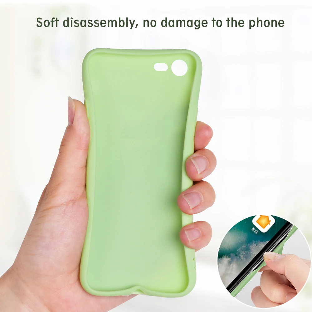 Ультратонкий матовый однотонный простой чехол для iphone 5 5S SE X XR XS Max 7 6 6S 8 Plus