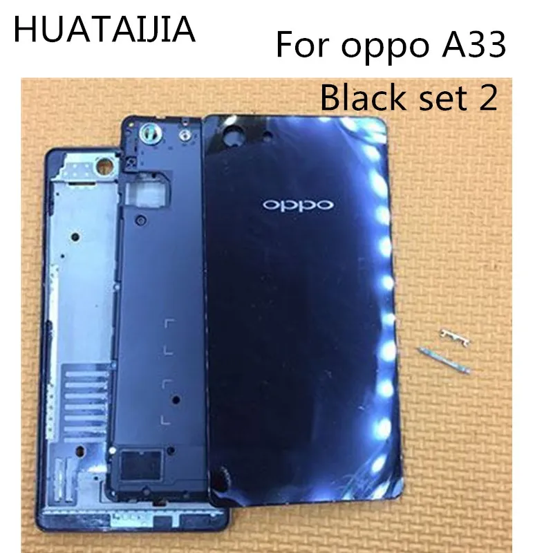 Nueva carcasa trasera de bater&iacute;a oppo a 33 con marco de pantalla para oppo A 33, carcasa trasera oppo A 33, carcasa trasera oppo A 33, funda trasera con marco medio-3