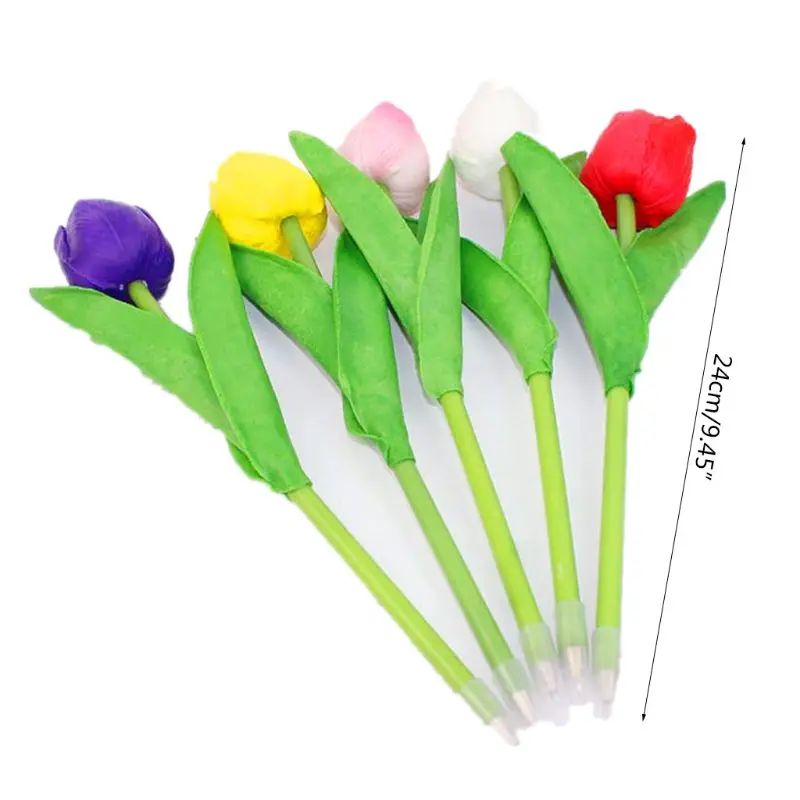 Креативный тюльпан искусственная Цветочная шариковая ручка аксессуары для