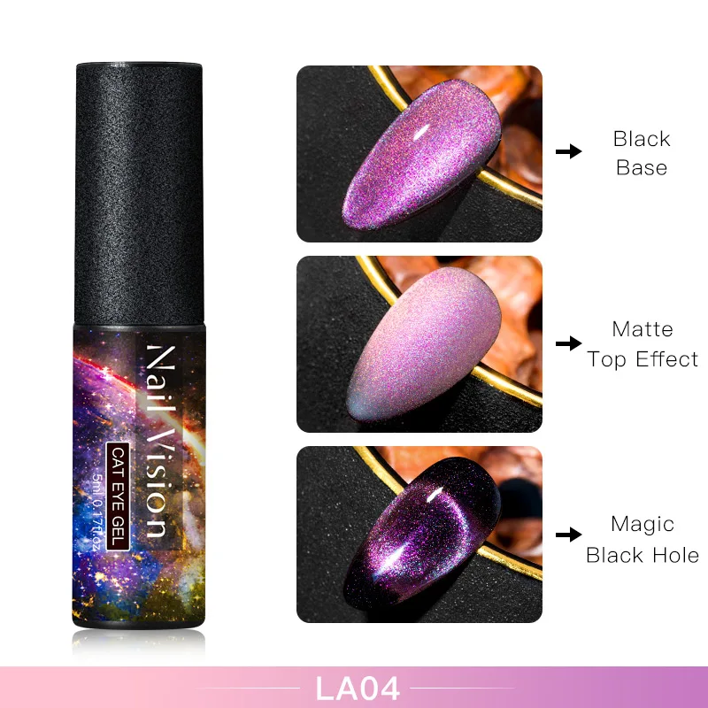 AAS08027 Nail Vision 9D Galaxy Cat Eye гель-Хамелеон Гель для ногтей длительный Galaxy Star эффект кошачьих глаз замачивается УФ/светодиодный - Цвет: AAS08027