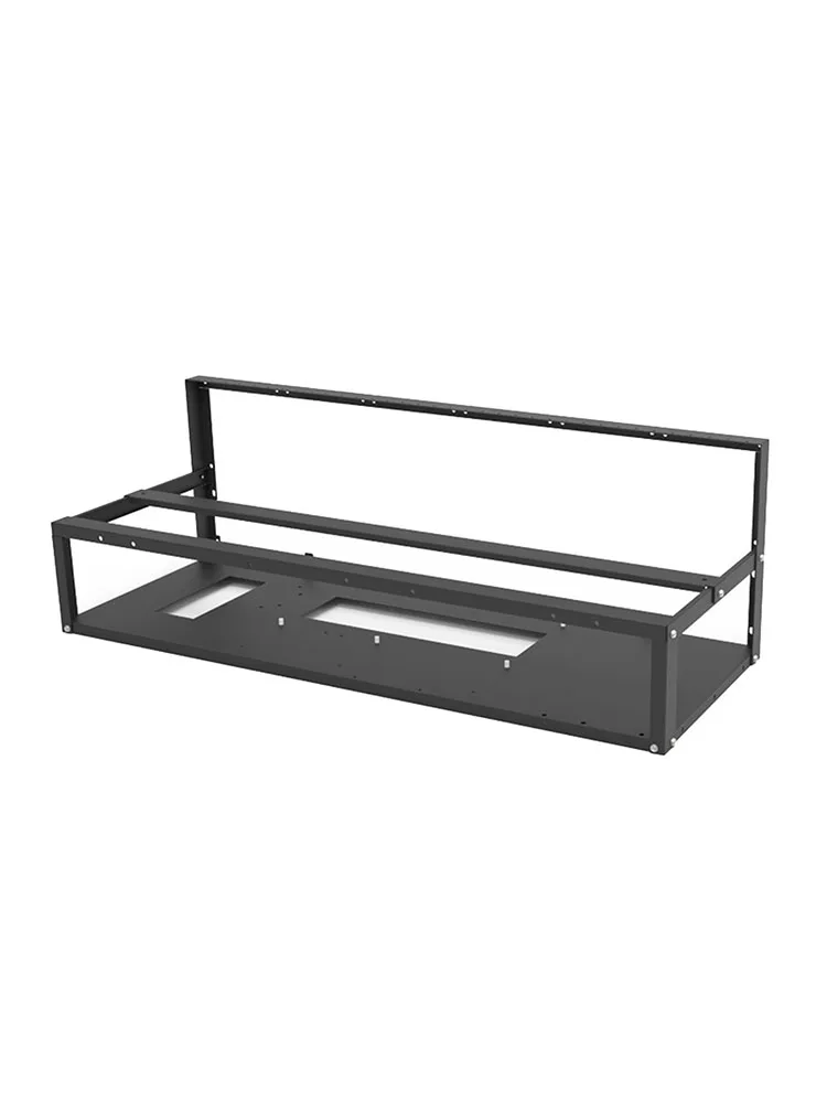 

Stackable Open Mining Rig Frame Stainless Steel Case Crypto Coin Bit coin Rack Mining ETH/ETC/ZEC Accessories for 6/8/12 GPU