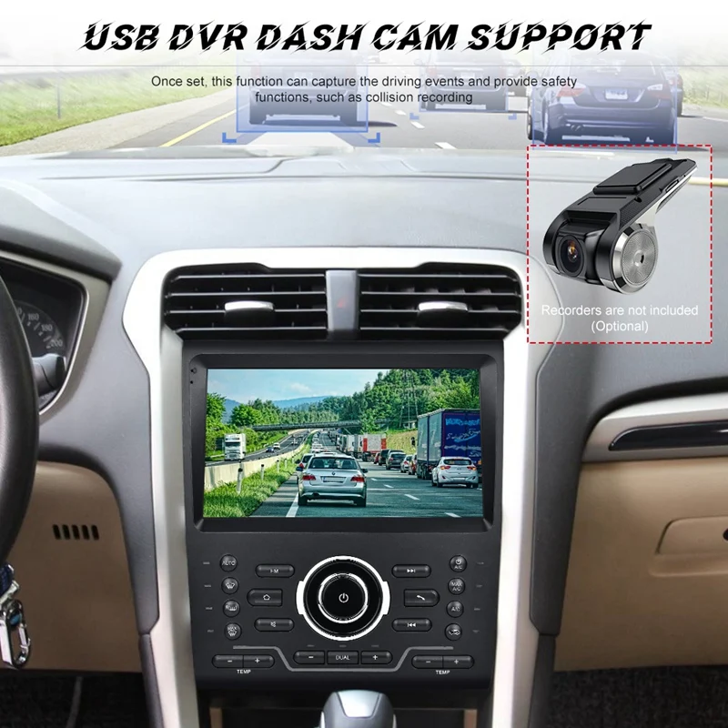 7 дюймов Android 9 1 HD Пресс Sn автомобиля MP5 плеер 1G + 16G Wi Fi Bluetooth FM радио для ford Mondeo GPS