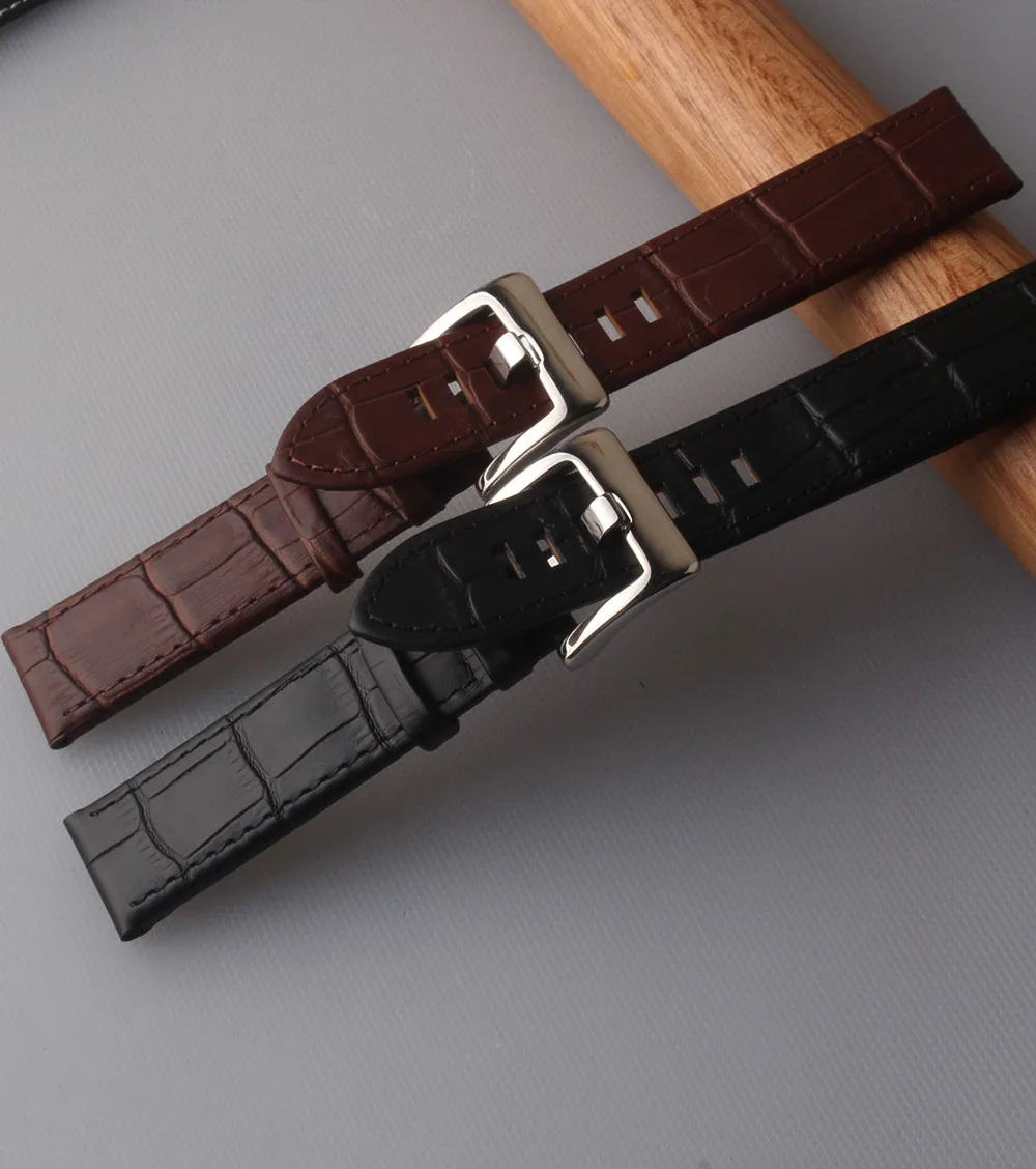 Ремешок из натуральной кожи для наручных часов Montblanc/Star/36065/ Timewalker 20 мм 22 | Наручные