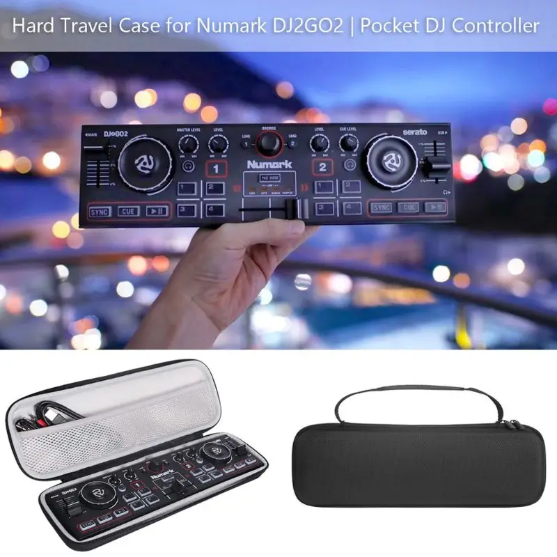 Защитный чехол сумка для хранения Коробка переноски Numark DJ2GO2 Карманный DJ