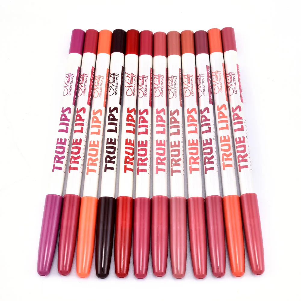 Pencil Matte Lipstick Waterproof Long Lasting Women Makeup C
