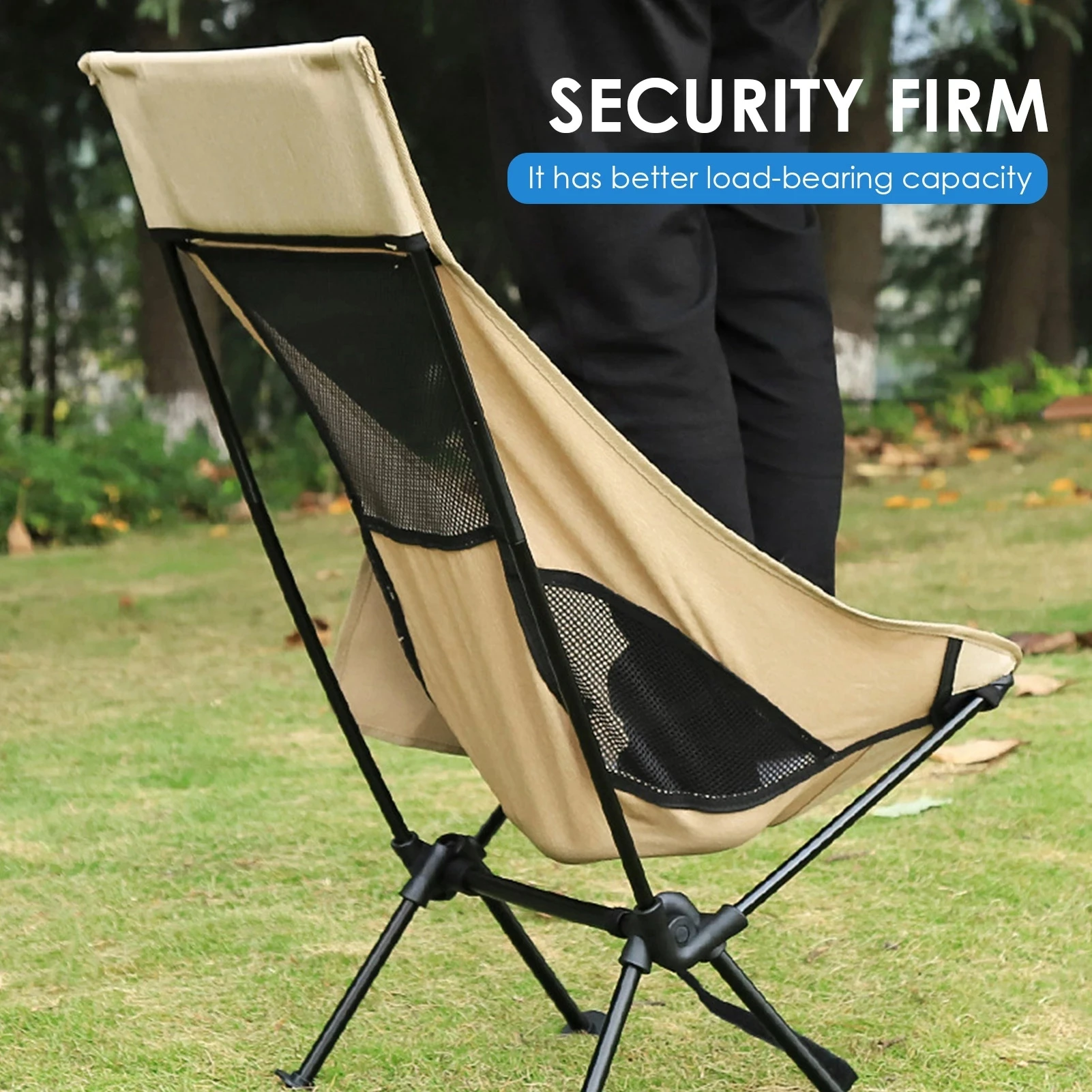 

Fishing Chairs Portable Folding Outdoor, Bearing Up To 150kg, Ultralight Folding Camping Chair For Hiking, Garden, Beach, BBQ-40