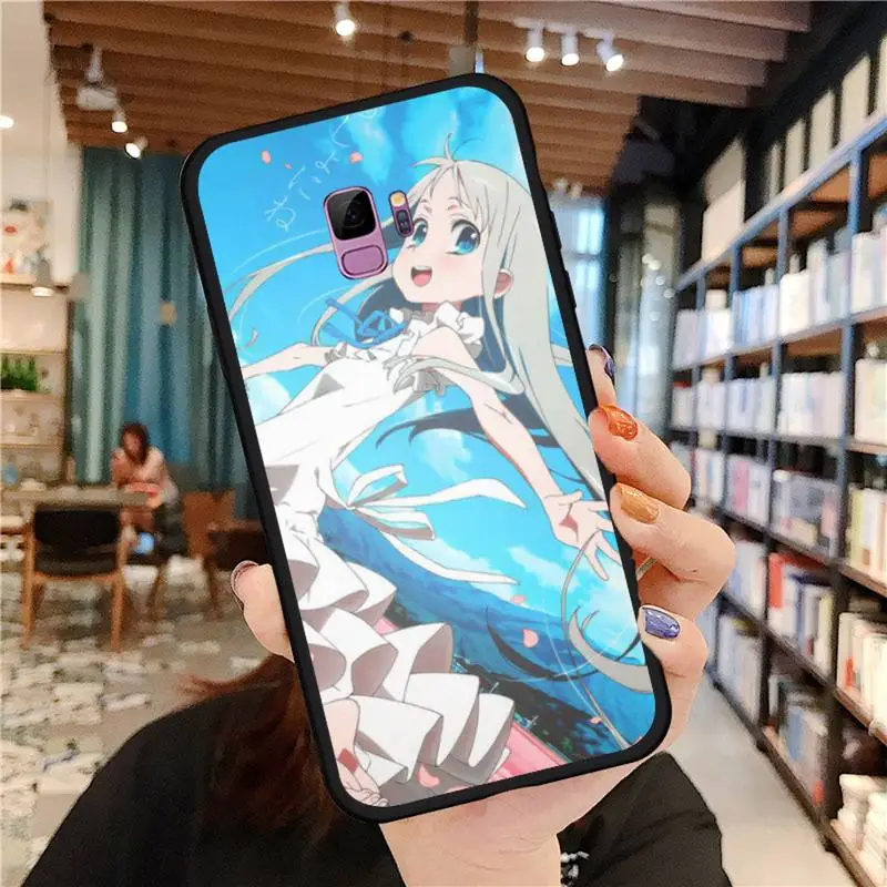 

anohana Meiko Anime Phone Case For Samsung galaxy S 7 8 9 10 20 edge A 6 10 20 30 50 51 70 note 10 plus
