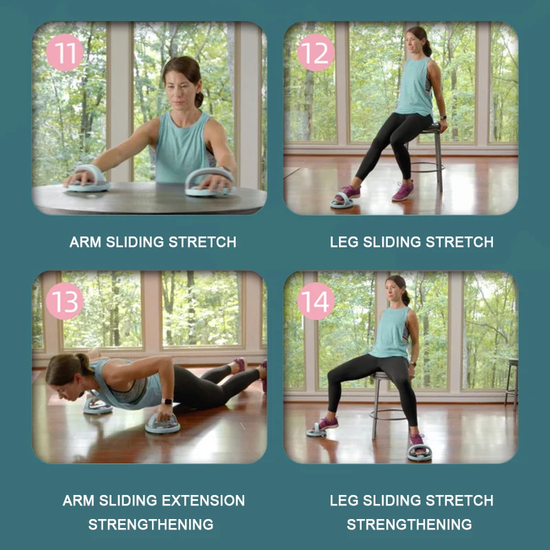 

Roller No Noise Abdominal Wheel Ab Roller For Exercise Fitness Equipment Accessories Multifunction Body Building