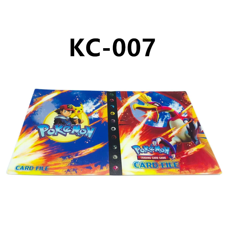 KC-007 24 стиля Pokemon Cards альбом книга мультфильм аниме Карманный Монстр Пикачу 240 шт держатель альбомная игрушка для детей подарок - Цвет: KC-007