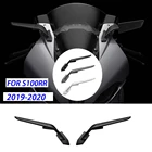 Модифицированные мотоциклетные зеркала заднего вида S 1000RR, Регулируемые вращающиеся боковые зеркала для ветра для BMW S1000RR 2019 2020, с логотипом