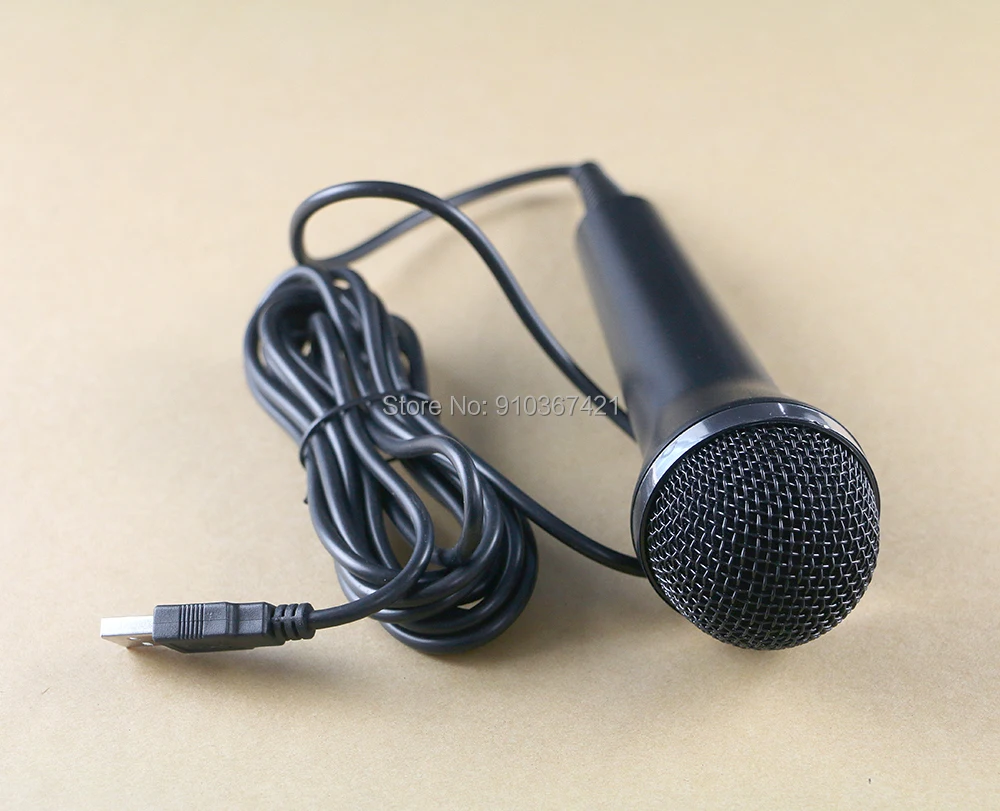 

3PCS/LOT Wired Microphone Professional USB Microphone Black Stereo Universal for PS4/PS3/Xbox One/Xbox 360/Wii/PC Computer