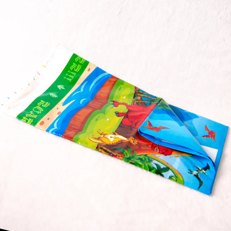 Volcano Dinosaur Tableware Set Kids Birthday Baby Shower Cartoon Kids' Party Decor Favor Supplies - Цвет: tableclo 1pc 130x220