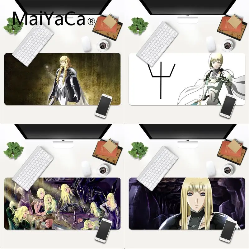 

Claymore Anime New Designs Unique Desktop Pad Game Mousepad Size for 30*90cm/11.8*35.4inch