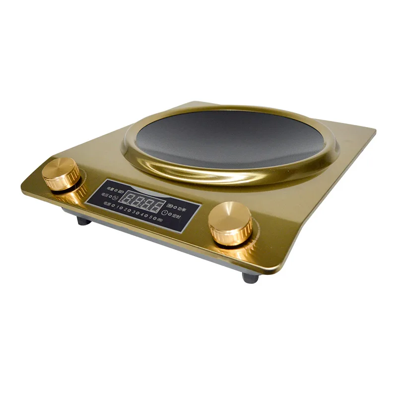 Индукционная плита 3000 Вт домашняя электрическая с вогнутой поверхностью умная