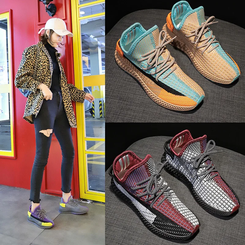 Женские кроссовки для бега дышащие сетчатые прогулок и обувь отдыха весна