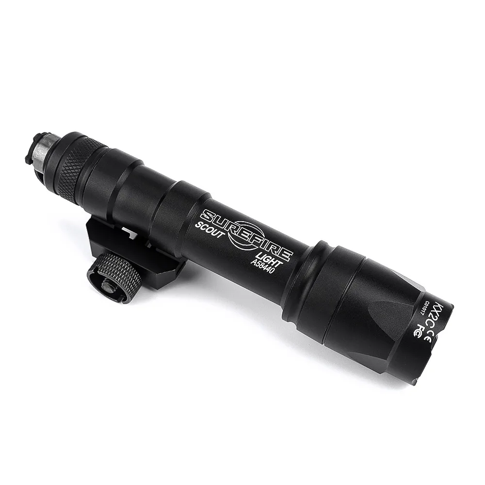 

Airsoft Surefir M600 M600C Weapon Scout Light LED 340Lumen Tactical Rifle Flashlight Torch with Dual Function Switch